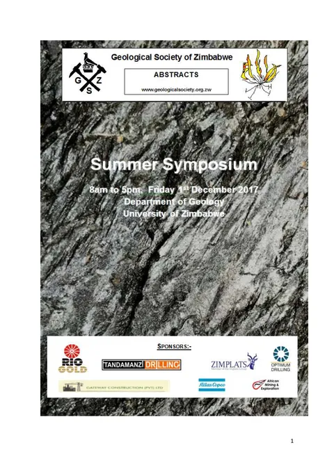 Cover of Summer Symposium Abstract - 2017