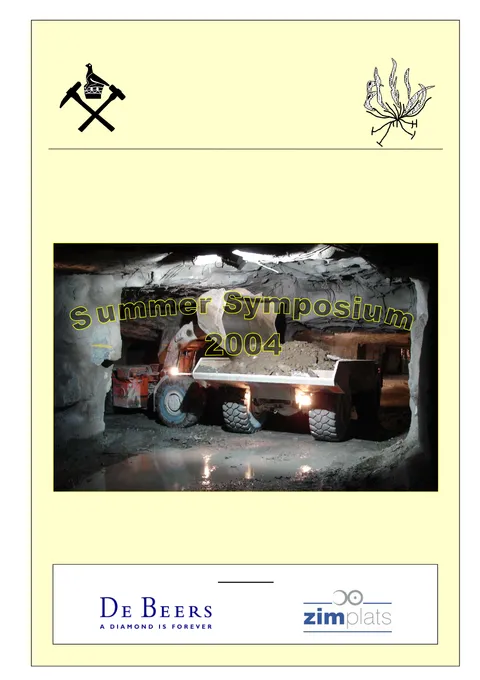 Cover of Summer Symposium Abstract - 2004